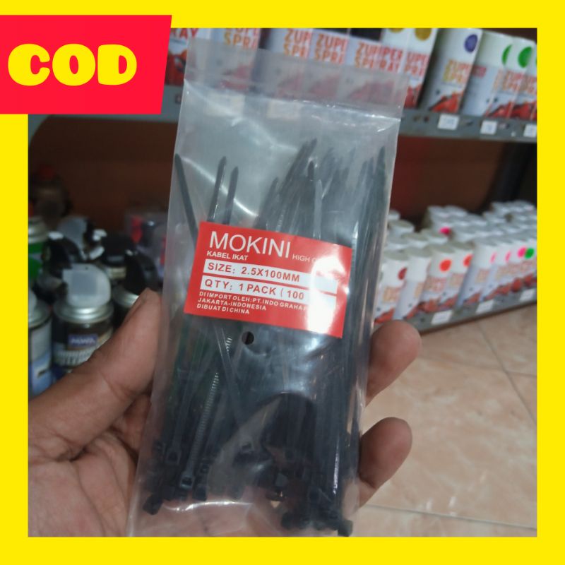 CABLE TIES 10CM CABLE TIES BLACK 100MM NYLON CABLE TIES