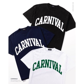 CARNIVAL® Spring/Summer 2022 “The County Club” Collectionเสื้อยืดฤดูร้อน แฟชั่นผู้ชายและผู้หญิง เสื้อยืดคู่รัก