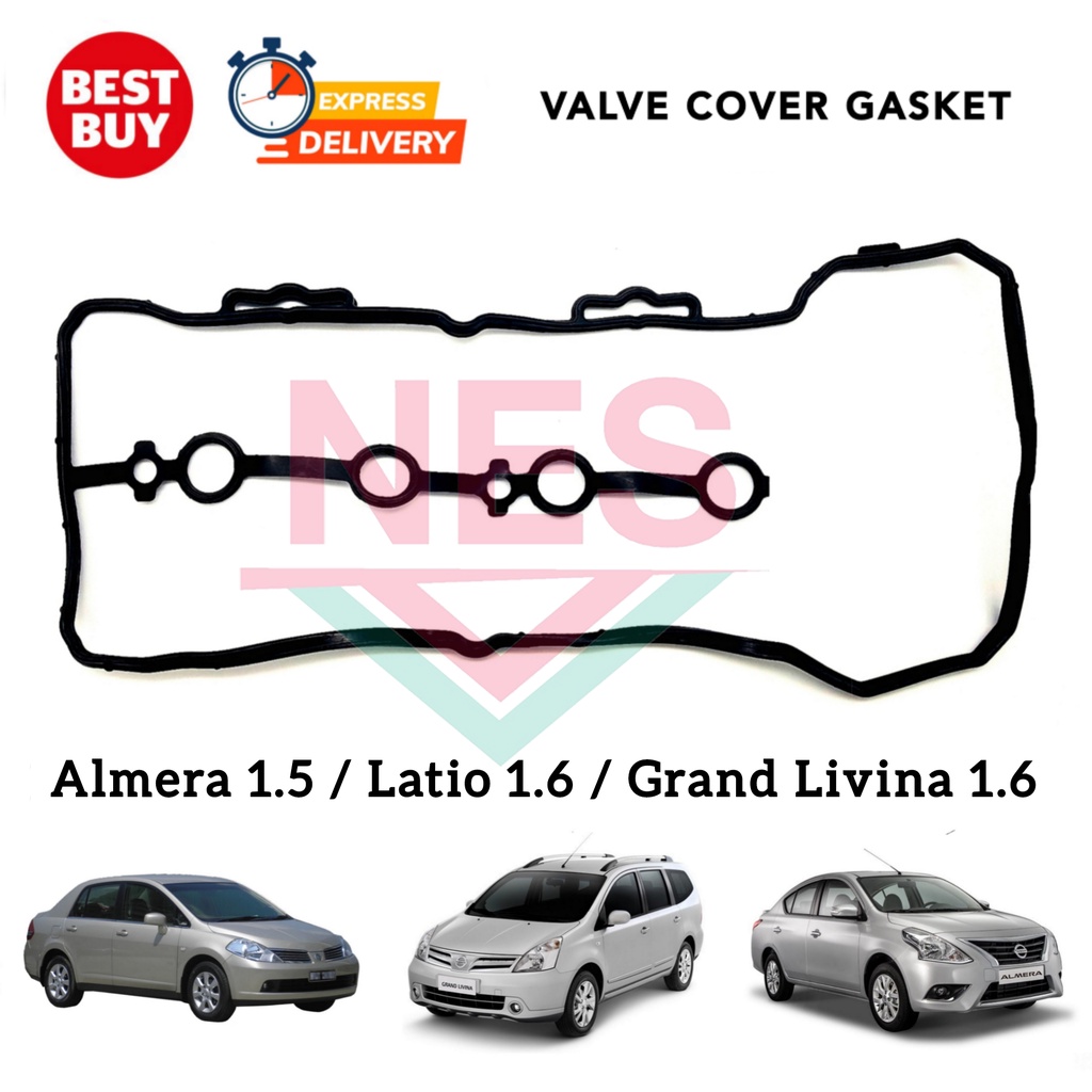 ปะเก็นฝาครอบวาล์ว Almera 1.5 HR15DE / Latio 1.6 HR16DE / Grand Livina 1.6 HR16DE