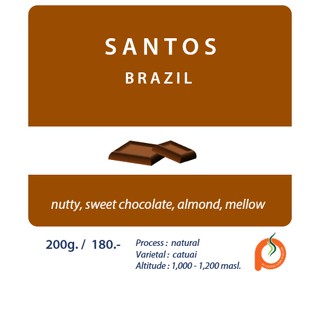 Brazil Santos (Natural) 200g.