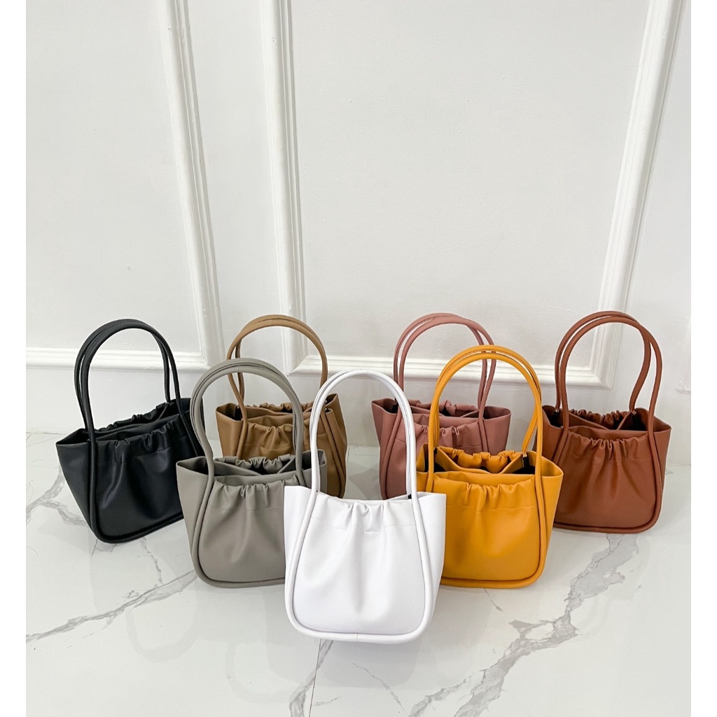 Joana bag bucket bag กระเป๋าน่ารัก women& 39;s กระเป๋าถือ 3 ช่อง