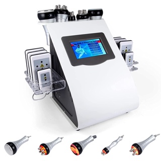 Vacuum Laser Radio Frequency RF 40K Lipo Slimming Ultrasonic Liposuction Cavitation 6 in 1 Laser Lipo Cavitation Machine