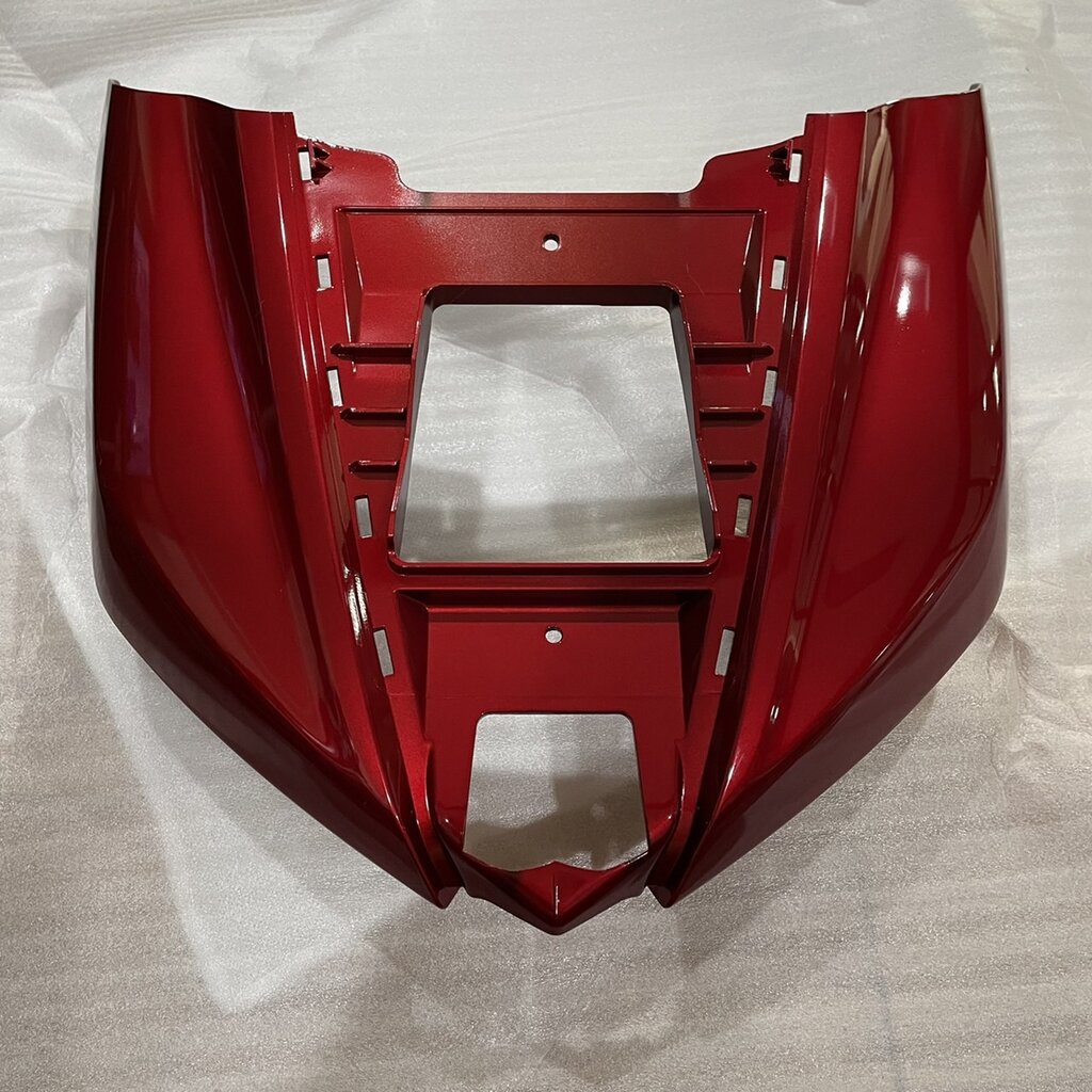 2SX-F2865-00-P0 ฝาครอบด้านหน้าสีแดง(0918,DRMK) GT125 2015 อะไหล่แท้ YAMAHA