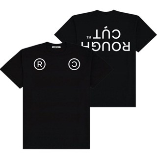 ROUGH CUT LOGO TEE ( BLACK)