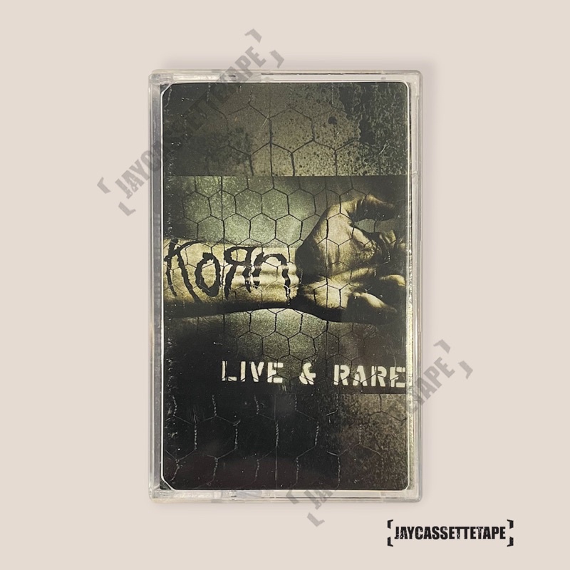 เทปเพลง เทปคาสเซ็ท Cassette Tape เทปเพลงสากล Korn อัลบั้ม Live &amp; Rare