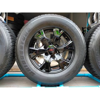 แม็กtrd ขอบ17 สีอบpowder coat พร้อมยางบริสโตน 255 65 17 ปี21 อ่านรายละเอียดข้างล่าง