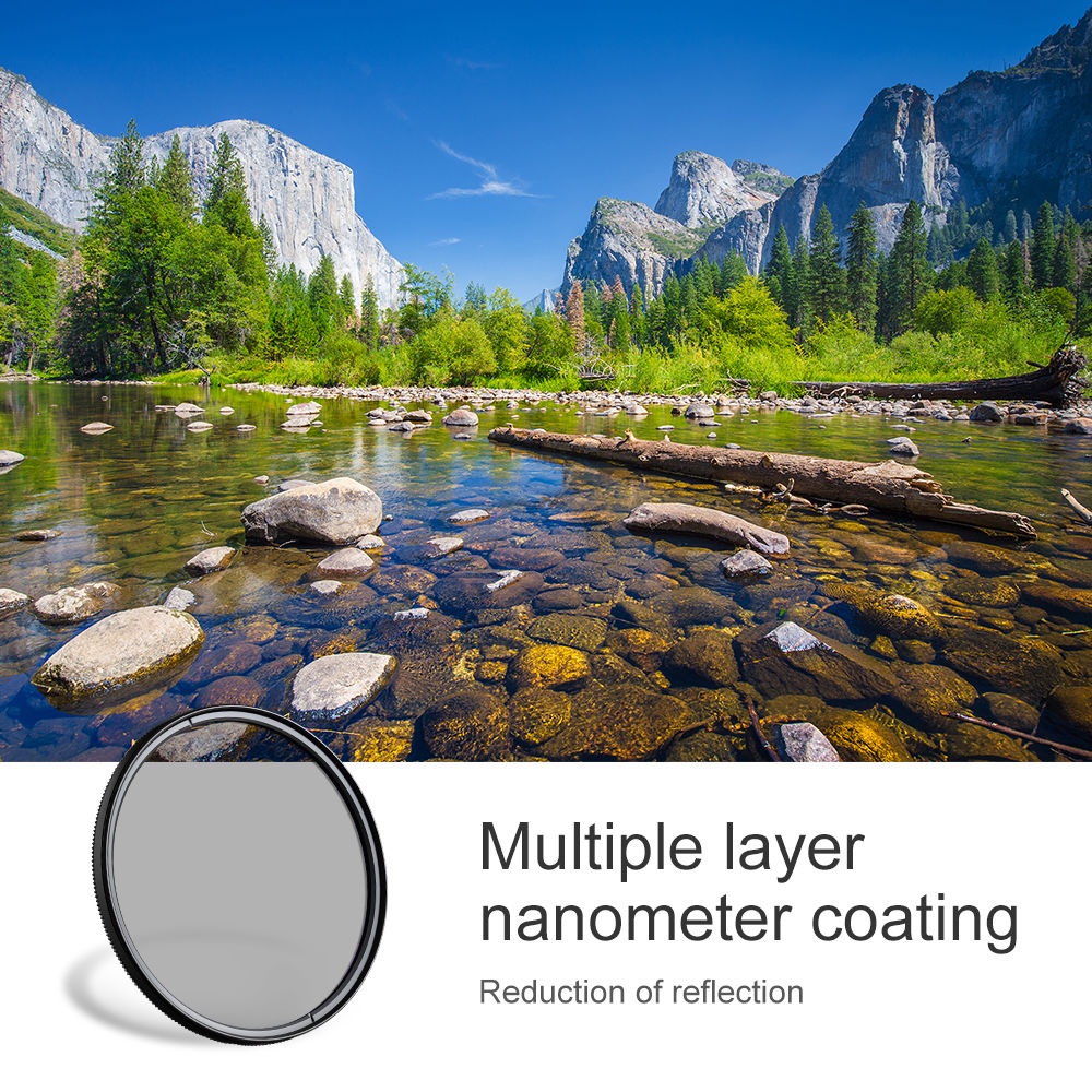 CPL ฟิลเตอร์ 49mm K&F HMC Filter / CPL KF Circular Polarizer / Polarize 49 mm