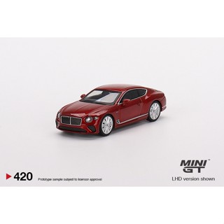 MINI GT 1/64 No.420 Bentley Continental GT Speed 2022 Candy Red RHD MGT00420-R