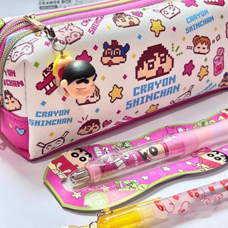 กระเป๋าดินสอ เครื่องเขียน ลายการ์ตูนชินจังน่ารัก จุของได้เยอ…