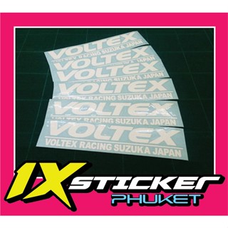 สติ๊กเกอร์แต่งรถ Voltex สำหรับติดสปอยเลอร์