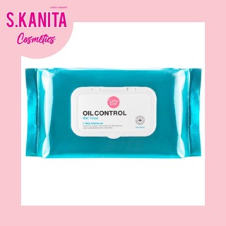 CATHY DOLL ออยล์คอนโทรลเว็ททิชชู่ 100แผ่น เคที่ดอลล์ CATHY DOLL OIL CONTROL WET TISSUE 100SHEETS