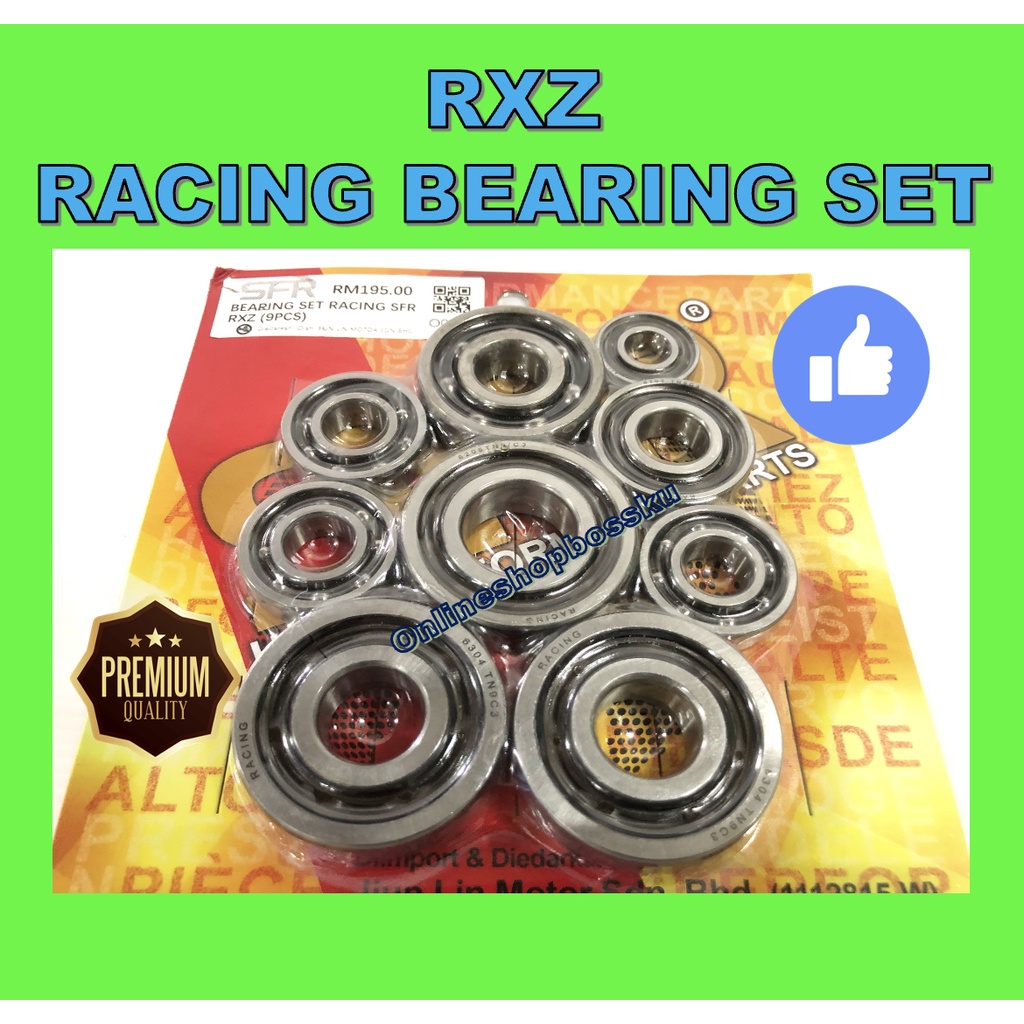 RXZ RACING BEARING SET TCB RXZ RACING FIBER BEARING RXZ FILBER BEARING SET RACING TCB YAMAHA RXZ BEARING RACING 10193