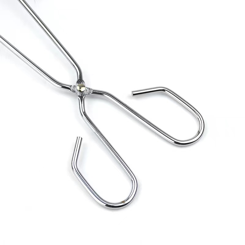 🔥 10นิ้ว ที่คีบอาหารแบบกรรไกร ขนาด ที่คีบอาหารปากยาว ที่คีบบาร์บีคิว ที่คีบของทอด ที่คีบขนมปัง ที่คีบปิ้งย่าง - รูปที่ 4