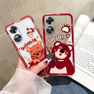 เคสโทรศัพท์มือถือแบบนิ่ม ใส กันกระแทก ลายการ์ตูนหมีน่ารัก สําหรับ OPPO Reno8 T 5G Reno8T 4G 2023 RENO 8T 5G 4G