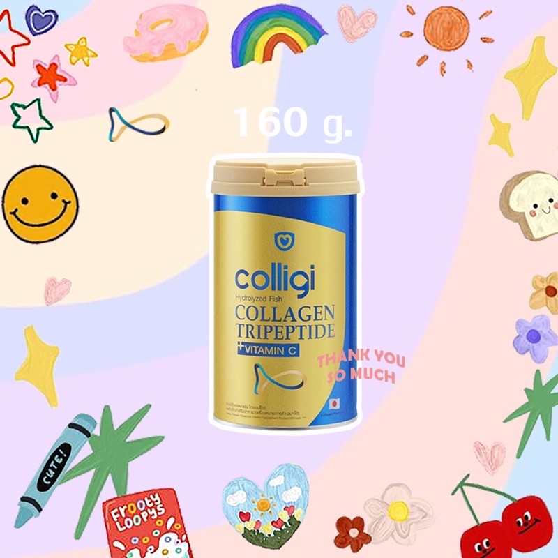 Amado Colligi Collagen Tripeptide +VitaminC 160กรัม