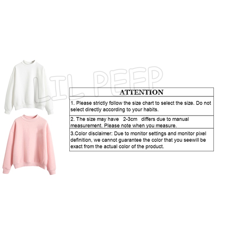 มั่นใจได้ว่าจะซื้อLove Tops Kawaii Womens Loose Streetwear Sweatshirts Hoodies Women  Simple All-match Leisure Oversize  #7