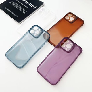 ✨ส่งเชือกเส้นเล็ก✨เคสไอโฟน14 Pro Max 13 12 11 เคส for iPhone 14พลัส เรียบง่าย พกง่ายๆ การป้องกันการตก Case