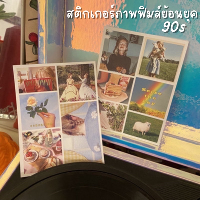 💥จัดส่งไว💥(139)สติกเกอร์ภาพวินเทจสำหรับตกแต่ง