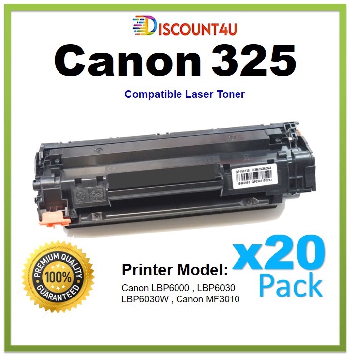 *Pack20* ตลับหมึกเลเซอร์ Toner Canon325 325BK 325Black ใช้กับ Canon MF3010/LBP6000/LBP6030/LBP6030W