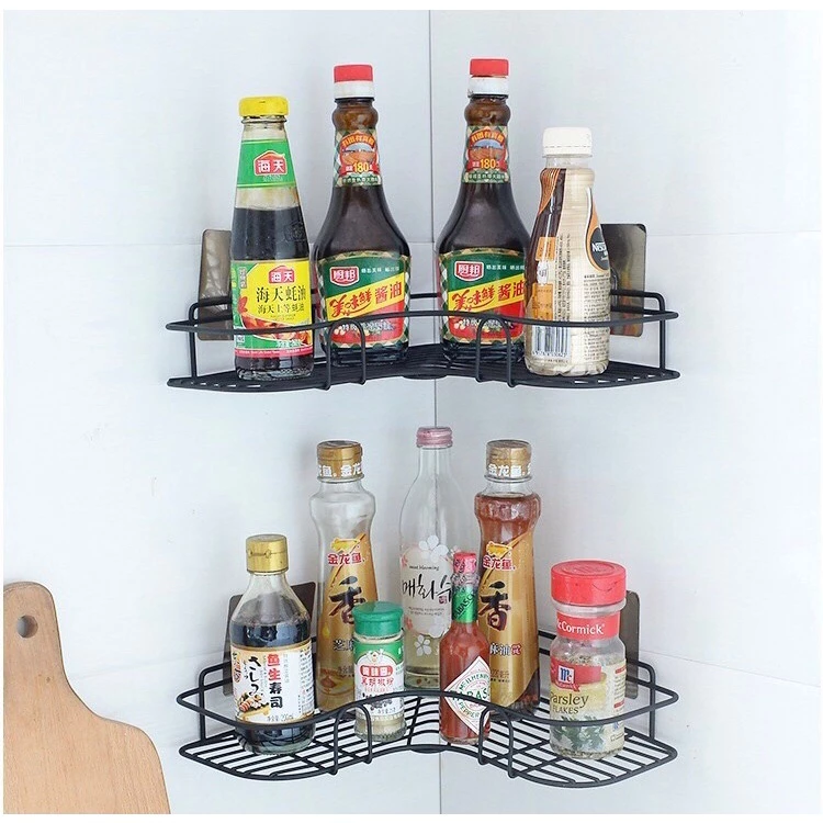 HomeHuang ชั้นวางเข้ามุม สามารถติดผนังห้องน้ำ หรือใช้ในห้องครัว เหมาะกับทุกส่วนของของบ้าน thumbnail 8