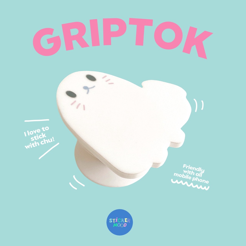 **ทักแชทขอโค้ด**  🦭💖🤍Seal Griptok แมวน้ำ🦭🤍 (GA_002)
