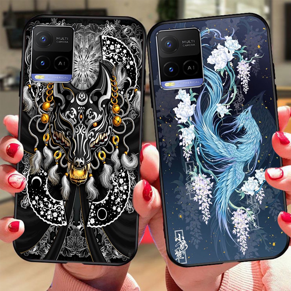 เคสโทรศัพท์ราคาถูกสําหรับ vivo y21 / vivo y21s / vivo y33s เสือ มังกร phoenix