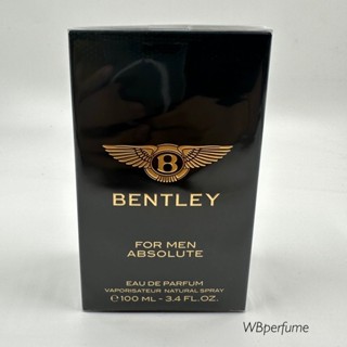 น้ำหอมแท้10% Bentley for Men Absolute EDP 100 ml.