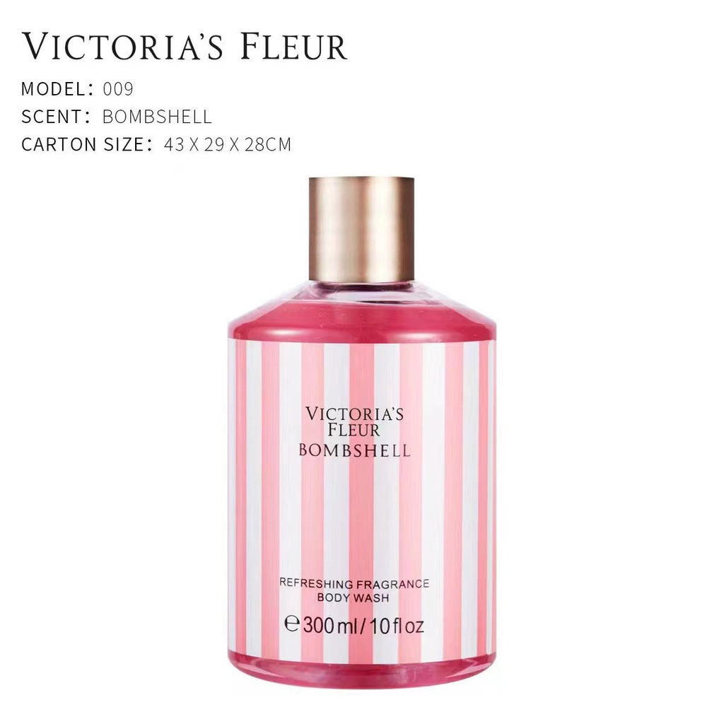 (พร้อมส่งด่วน ) ครีมอาบน้ำ กลิ่นวิคตอเรีย 10 กลิ่น ขนาด 300 ML.