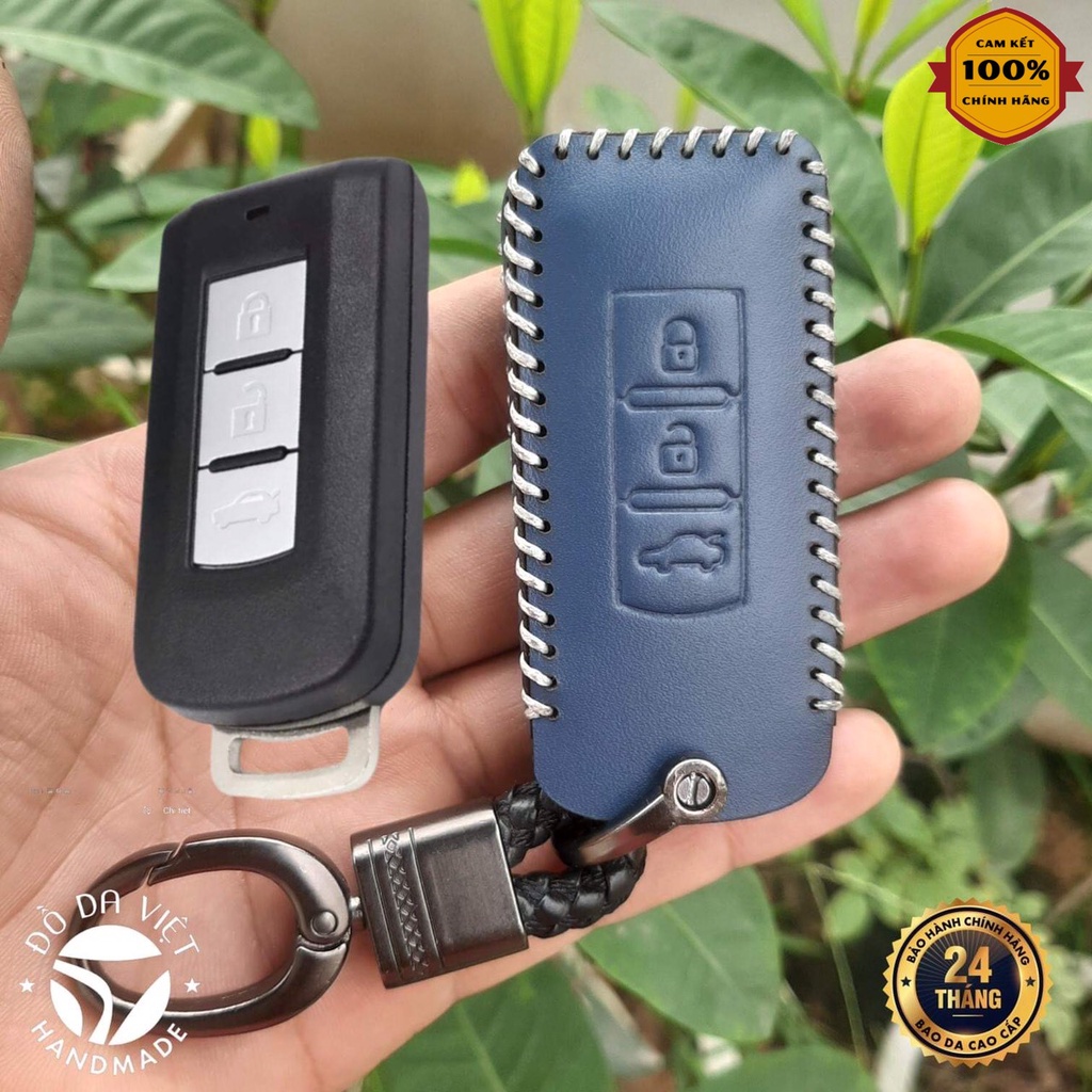 เคสกุญแจหนังสําหรับ Mitsubishi Xpander, Outlander, Triton, Attrage, Xforce, Pajero Sport...