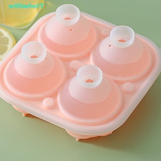 [WillbehotT] 4 Holes 3D Rose Flower Ice Cube Maker Ice Mold Cake Mould Tray Food Silicone [NEW]