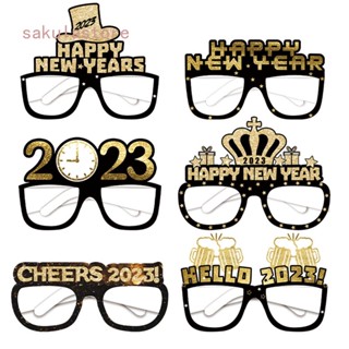 2023 Happy New Year Eyeglasses Fancy New Year Party Glasses Celebration Party Favor