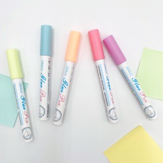 (พร้อมส่ง) กาวน้ำ สีพาสเทล ทรงปากกาไฮไลท์ มีให้เลือก 6 สี สุดน่ารัก I JM.9901