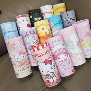 ทิชชู่กระป๋อง Sanrio ลายลิขสิทธิ์ ทิชชู่กระบอก ทิชชู่ pop up กระดาษทิชชู่ ทิชชู่หลอดทรงกลม green air 40 แผ่น/กระบอก