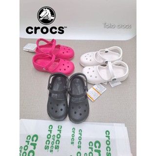 Crocs รองเท้าแตะลําลอง สําหรับเด็ก เด็กผู้ชาย