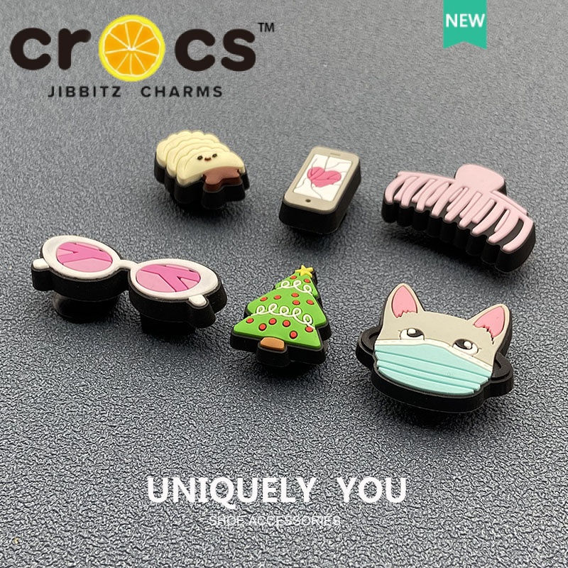 jibbitz crocs แท้ charms ใหม่ อุปกรณ์เสริม รูปดอกไม้ สําหรับรองเท้า crocs 2022