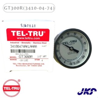 Teltru รุ่น GT300R 3410-04-74 Bimetal Thermometer