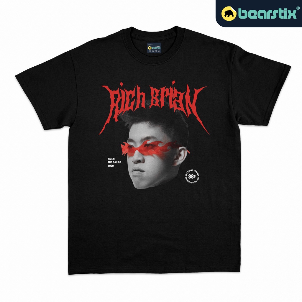 เสื้อยืดผู้ Bearstix - Rich Brian เสื้อยืด - Rap Tee - 88Rising T-Shirt - HITC Shirt - Streetwear Sh