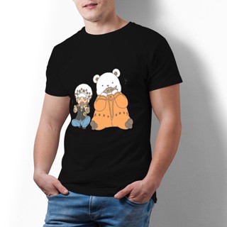 เสื้อยืดเท่ Bandai กฎหมายชิ้นเดียวและ Bepo Lunchbreak เสื้อยืดการ์ตูนแขนสั้นเสื้อยืดตลกพิมพ์ผ้าฝ้าย 100 คนเสื้อยืด