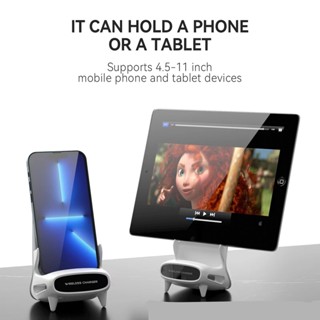 NEWMINE ที่ชาร์จไร้สาย Quick Wireless Charger Vertical แท่นชาร์จไร้สาย ขยายเสียง-ความรู้สึกอัตโนมัติ