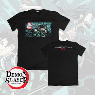 เสื้อยืดผ้าฝ้ายพิมพ์ลายแฟชั่น [ Limited EDITION ] เสื้อยืด พิมพ์ลาย DEMON SLAYER กําหนดเอง ไซซ์ XS-5XL