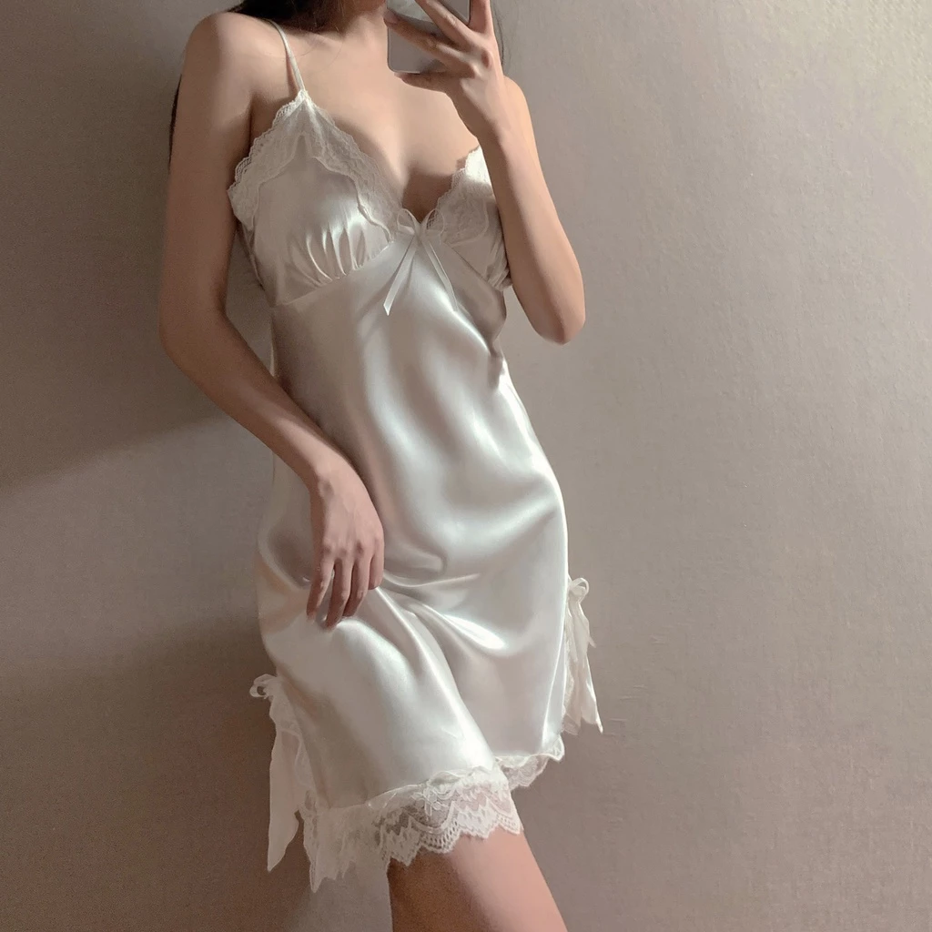 Sexy Girl ชุดนอนซาติน รุ่น H1001 thumbnail 6