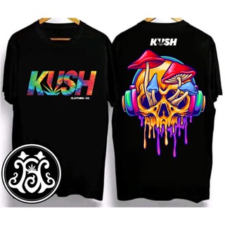 เสื้ KUSH THINKLESS เสื้อยืดใหม่ผ้าฝ้ายเสื้อผ้าพิมพ์ขนาดใหญ่เสื้อแฟชั่น Unisex เสื้อฮาโลวีน Vintage เสื้อยืดS-5XL