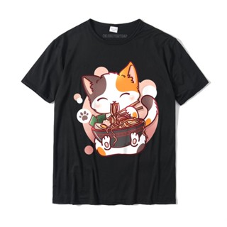 ขายดี!เสื้อยืดลําลอง ผ้าฝ้าย แขนสั้น พิมพ์ลายการ์ตูนแมว Kawaii Neko สไตล์ญี่ปุ่น สําหรับผู้ชาย YNR WXTTS-5XL