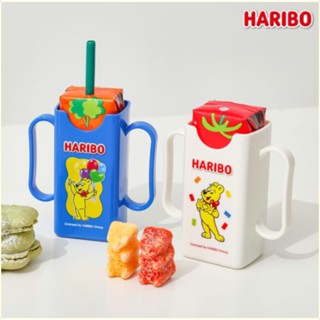 [Made in Korea] HARIBO Prevent Squeezes Folding Drink Holder Milk Fruit Juice Beverage Paper Pack Drink Foldable Holder