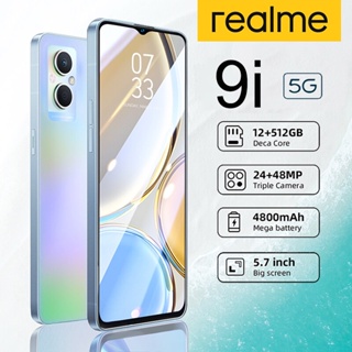 โทรศัพท์มือถือ Realme9i Pro ของแท้100% โทรศัพท์ แกะ12GB รอม512GB โทรศัพท์มือถือราคาถูก SmartPhone