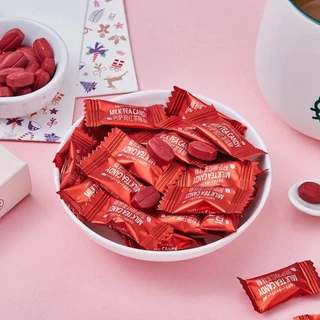 ลูกอมชา ลูกอมกาแฟ (50เม็ด/100เม็ด) coffee milktea candy รสชาติเช้มถึงรส หวานน้อย ลูกเคี้ยวได้ ลูกอมชาเขียว ลูกอมมัทฉะ