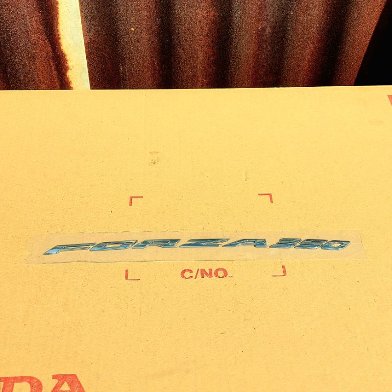 เครื่องหมาย (FORZA 350) Honda Forza350 86831-K1B-T00ZA,86831-K1B-T30ZA,86831-K1B-T30ZC สินค้าแท้เบิก
