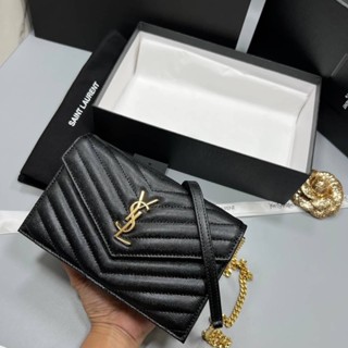 Saint Laurent Woc 7.5นิ้ว สีดำ อะไหล่ทอง