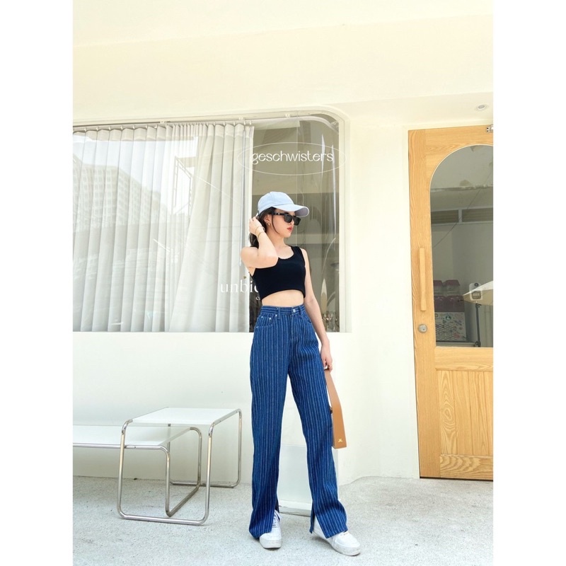 geschwisters striped lex jeans