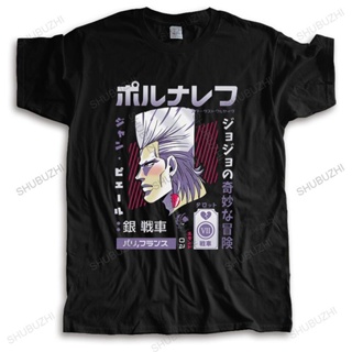 Jojos Bizarre Adventure คลาสสิก ไม่ซ้ําใคร#39; s Crewhort- Jean Polnareff Anime ga เสื้อยืดผู้ชาย DFebin05NGcipd58S-5XL